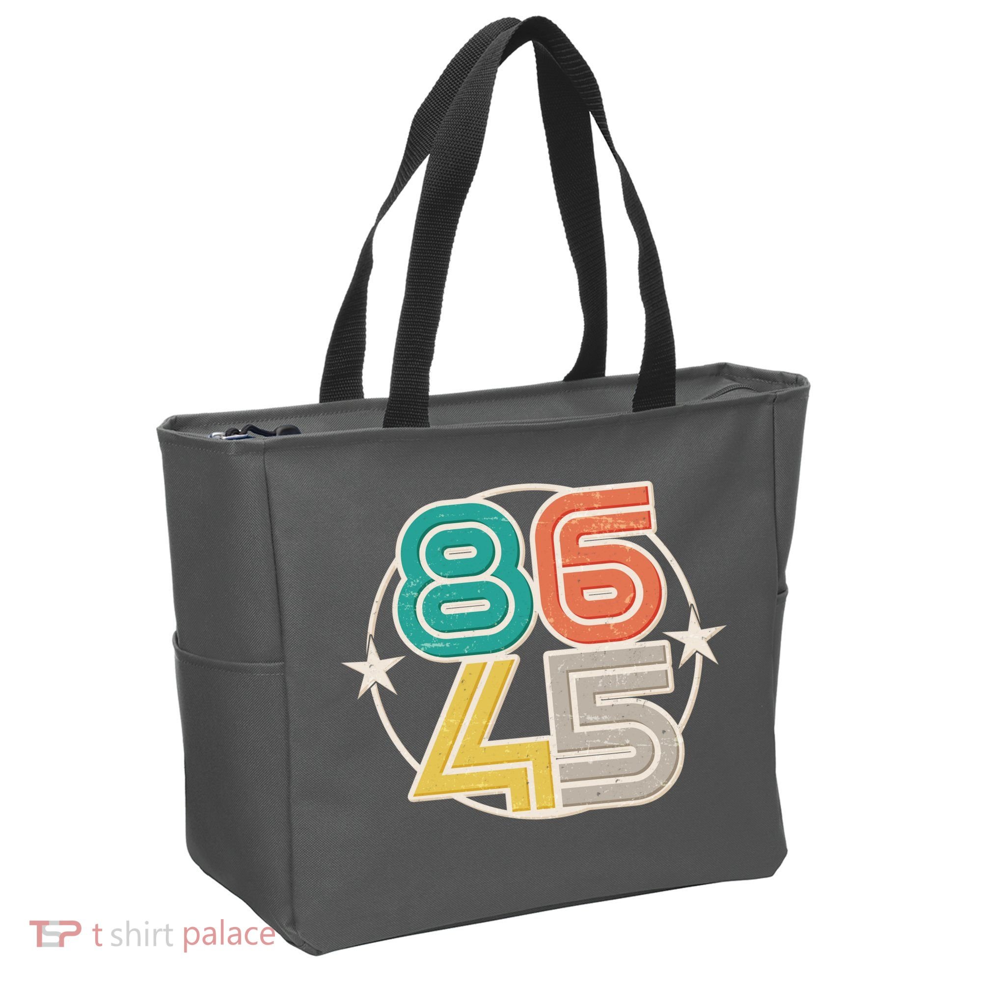Retro 86 45 Impeach Trump Tote Bag