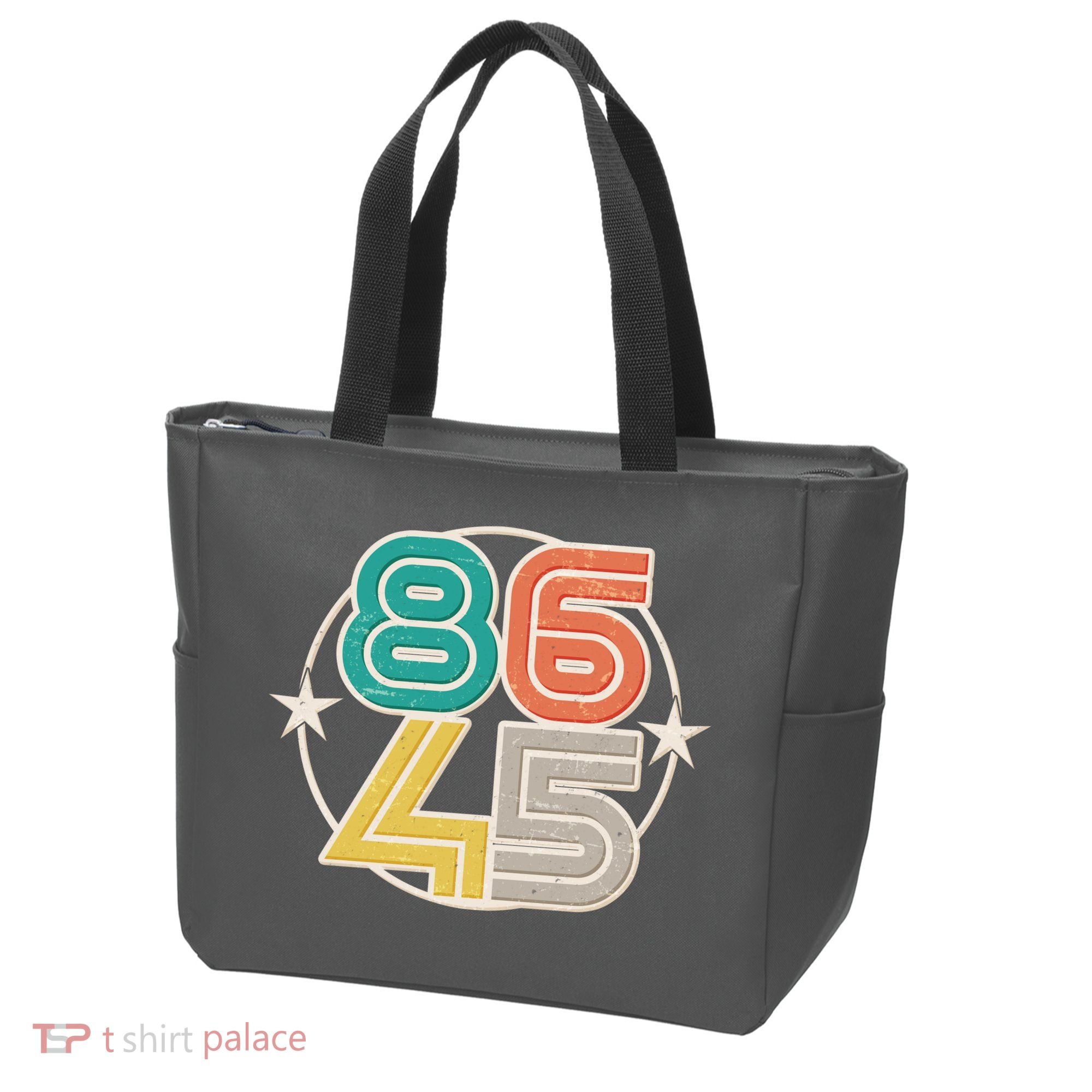 Retro 86 45 Impeach Trump Tote Bag