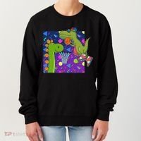 Retro 90's Basketball Dinosaurs Women's Sweatshirt thumb 0