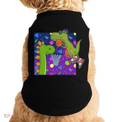 Retro 90's Basketball Dinosaurs Doggie Tank