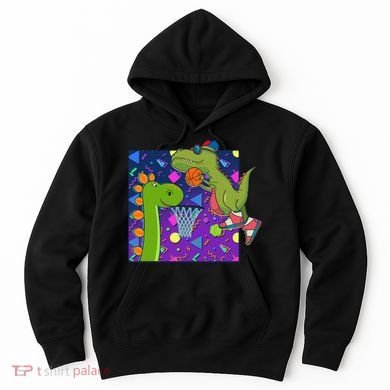 Retro 90's Basketball Dinosaurs Hoodie