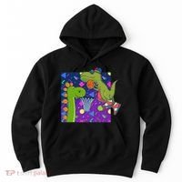 Retro 90's Basketball Dinosaurs Hoodie thumb 0