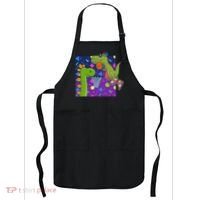Retro 90's Basketball Dinosaurs Apron thumb 0