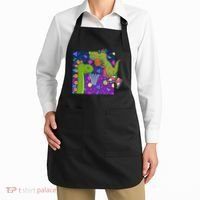 Retro 90's Basketball Dinosaurs Apron thumb 2