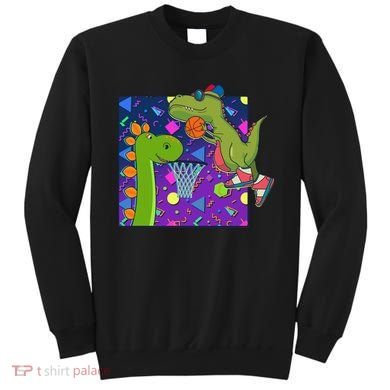 Retro 90's Basketball Dinosaurs Sweatshirt