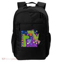 Retro 90's Basketball Dinosaurs Backpack thumb 0