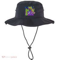 Retro 90's Basketball Dinosaurs Bucket Hat thumb 0