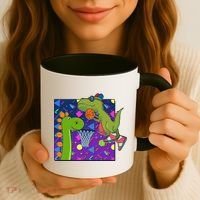 Retro 90's Basketball Dinosaurs Coffee Mug thumb 3
