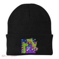 Retro 90's Basketball Dinosaurs Beanie thumb 0