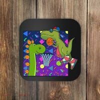 Retro 90's Basketball Dinosaurs Coaster thumb 0
