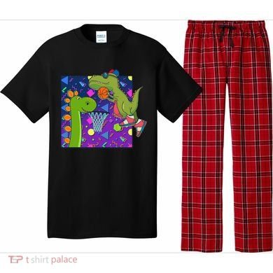 Retro 90's Basketball Dinosaurs Pajama Set