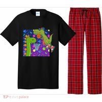Retro 90's Basketball Dinosaurs Pajama Set thumb 0