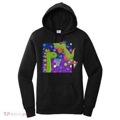 Retro 90's Basketball Dinosaurs Women's Hoodie