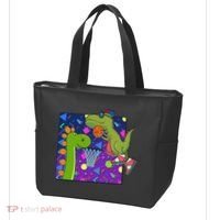 Retro 90's Basketball Dinosaurs Tote Bag thumb 3