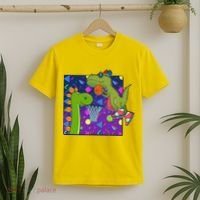 Retro 90's Basketball Dinosaurs T-Shirt thumb 2