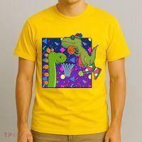 Retro 90's Basketball Dinosaurs T-Shirt thumb 3