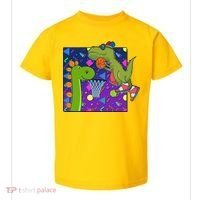 Retro 90's Basketball Dinosaurs Toddler T-Shirt thumb 0