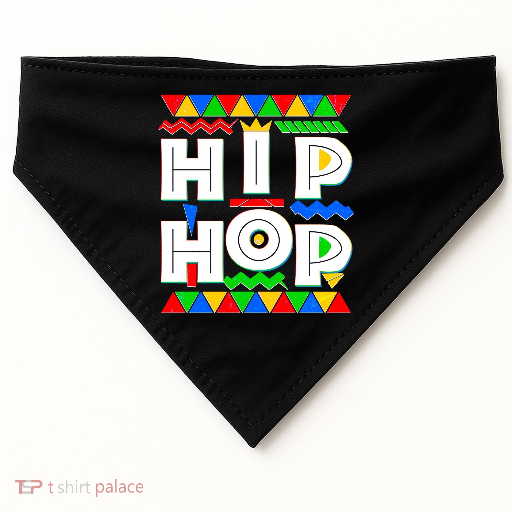 Retro 90's Hip Hop USA-Made Doggie Bandana