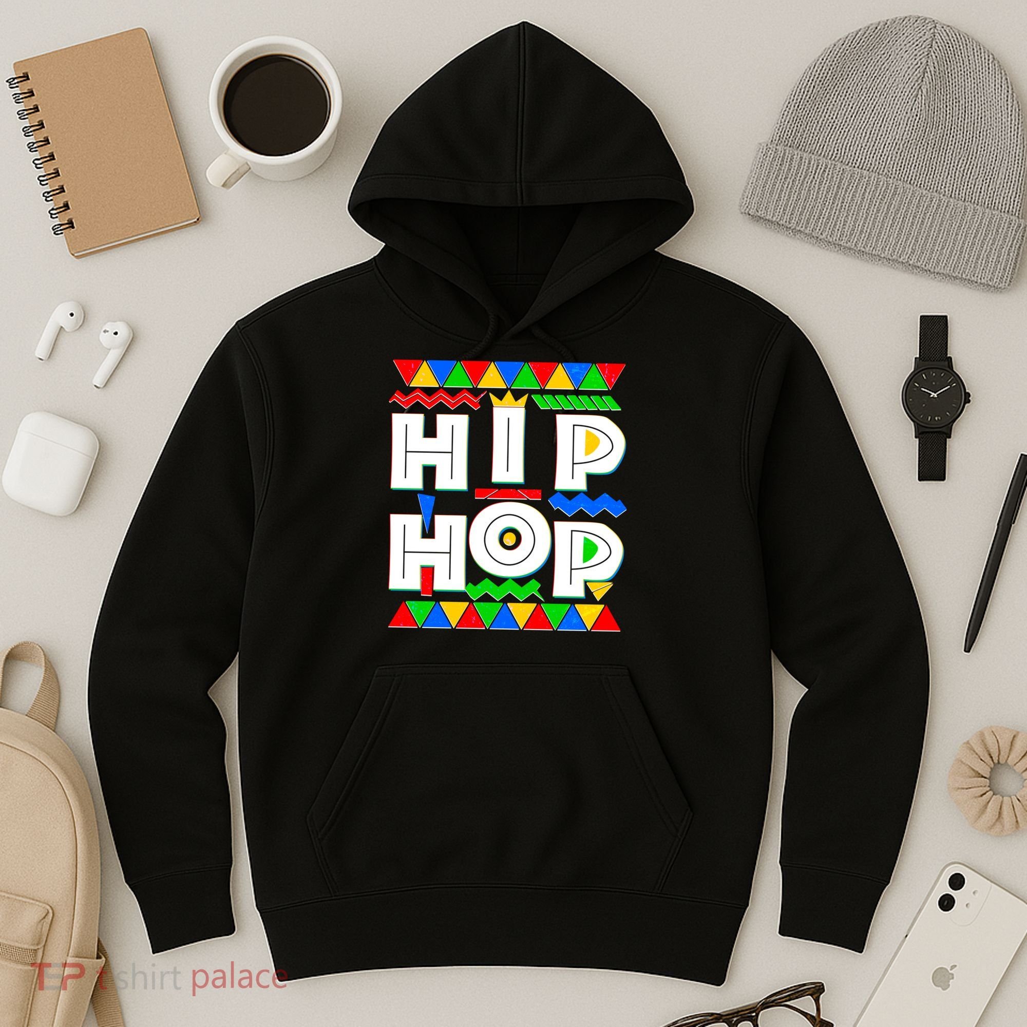 Retro 90's Hip Hop Hoodie