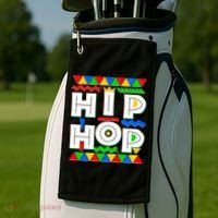 Retro 90's Hip Hop Golf Towel thumb 2
