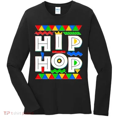 Retro 90's Hip Hop Women's Long Sleeve Shirt