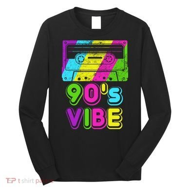 Retro 90's Vibe Vintage Long Sleeve Shirt