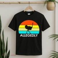Retro Allegedly Ostrich Vintage T-Shirt thumb 2