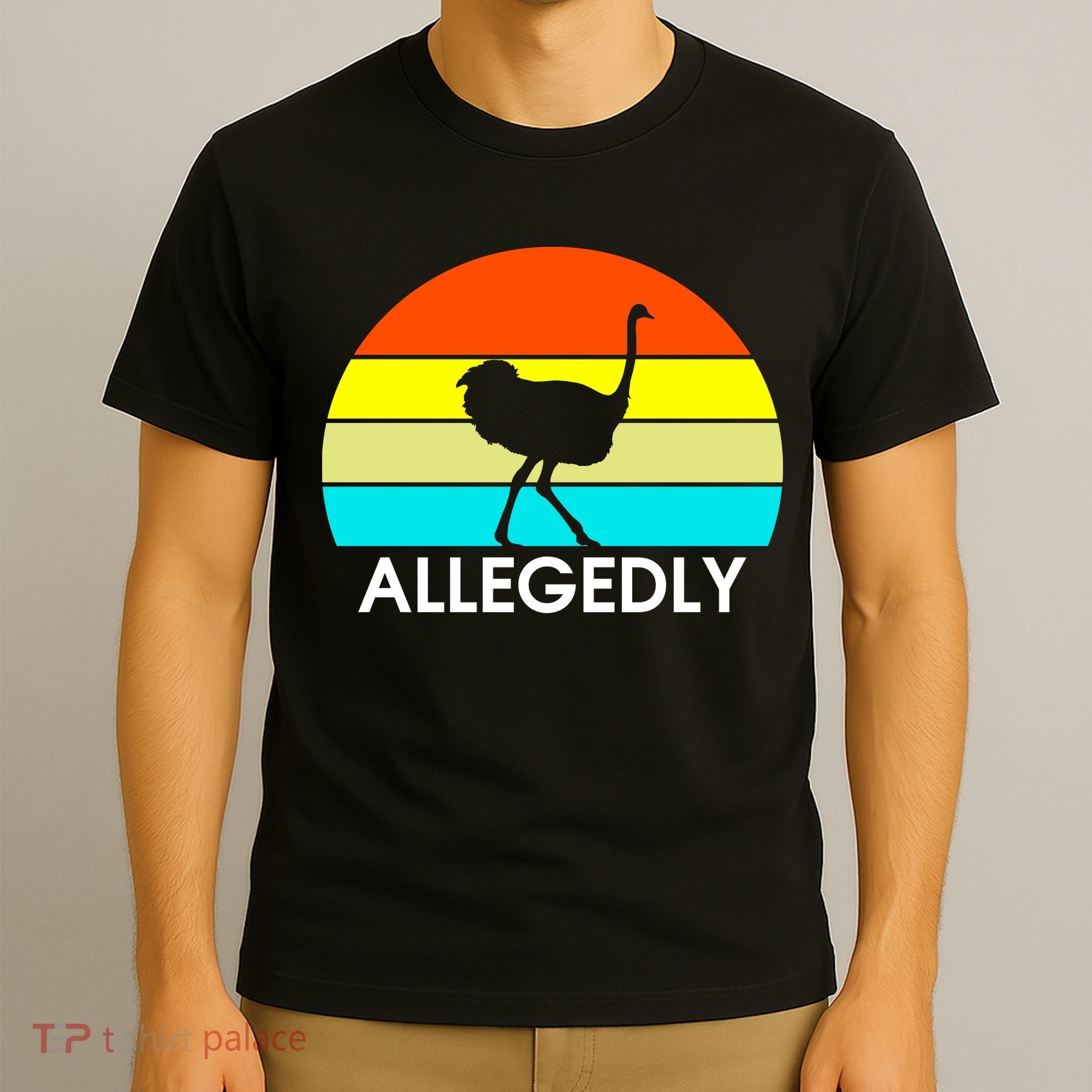 Retro Allegedly Ostrich Vintage T-Shirt