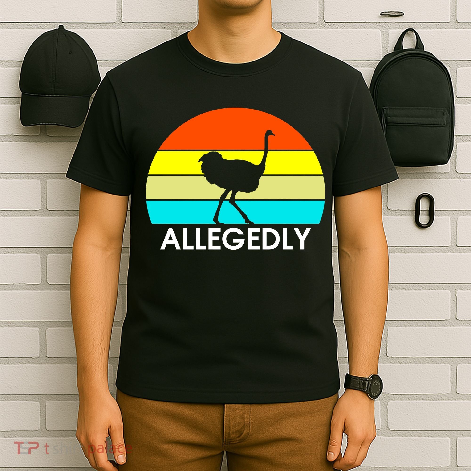 Retro Allegedly Ostrich Vintage T-Shirt