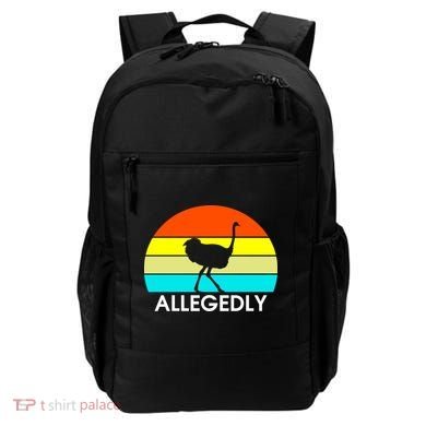 Retro Allegedly Ostrich Vintage Backpack