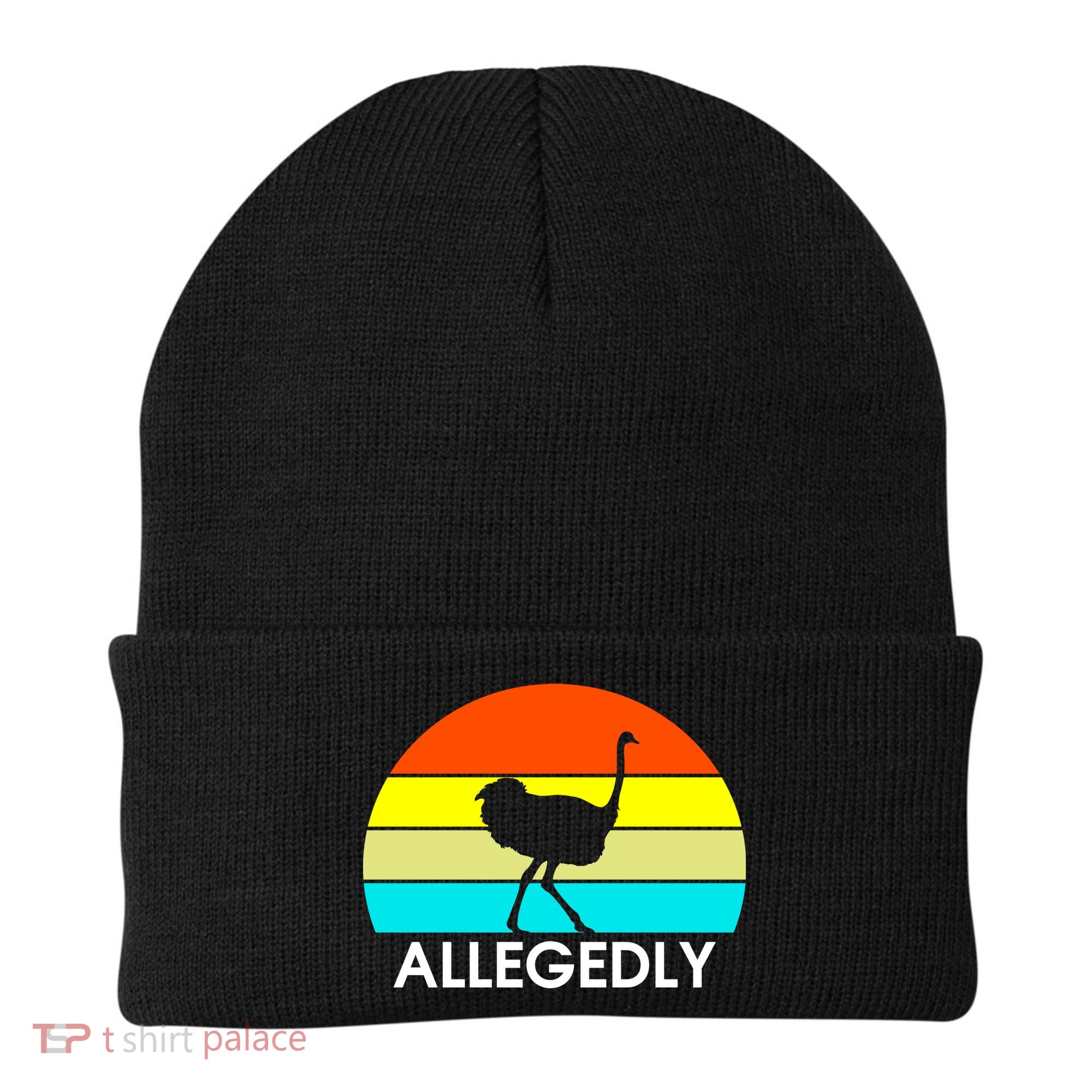 Retro Allegedly Ostrich Vintage Beanie