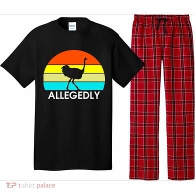 Retro Allegedly Ostrich Vintage Pajama Set
