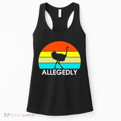 Retro Allegedly Ostrich Vintage Women's Tank Top