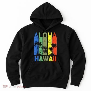 Retro Aloha Hawaii Logo Hoodie