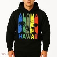 Retro Aloha Hawaii Logo Hoodie thumb 2