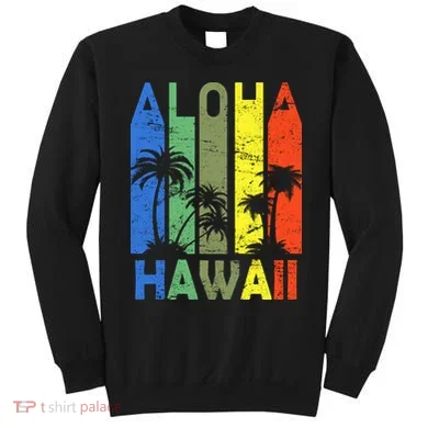 Retro Aloha Hawaii Logo Sweatshirt