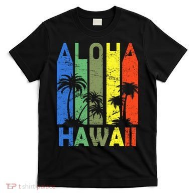 Retro Aloha Hawaii Logo T-Shirt