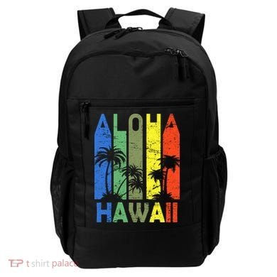Retro Aloha Hawaii Logo Backpack