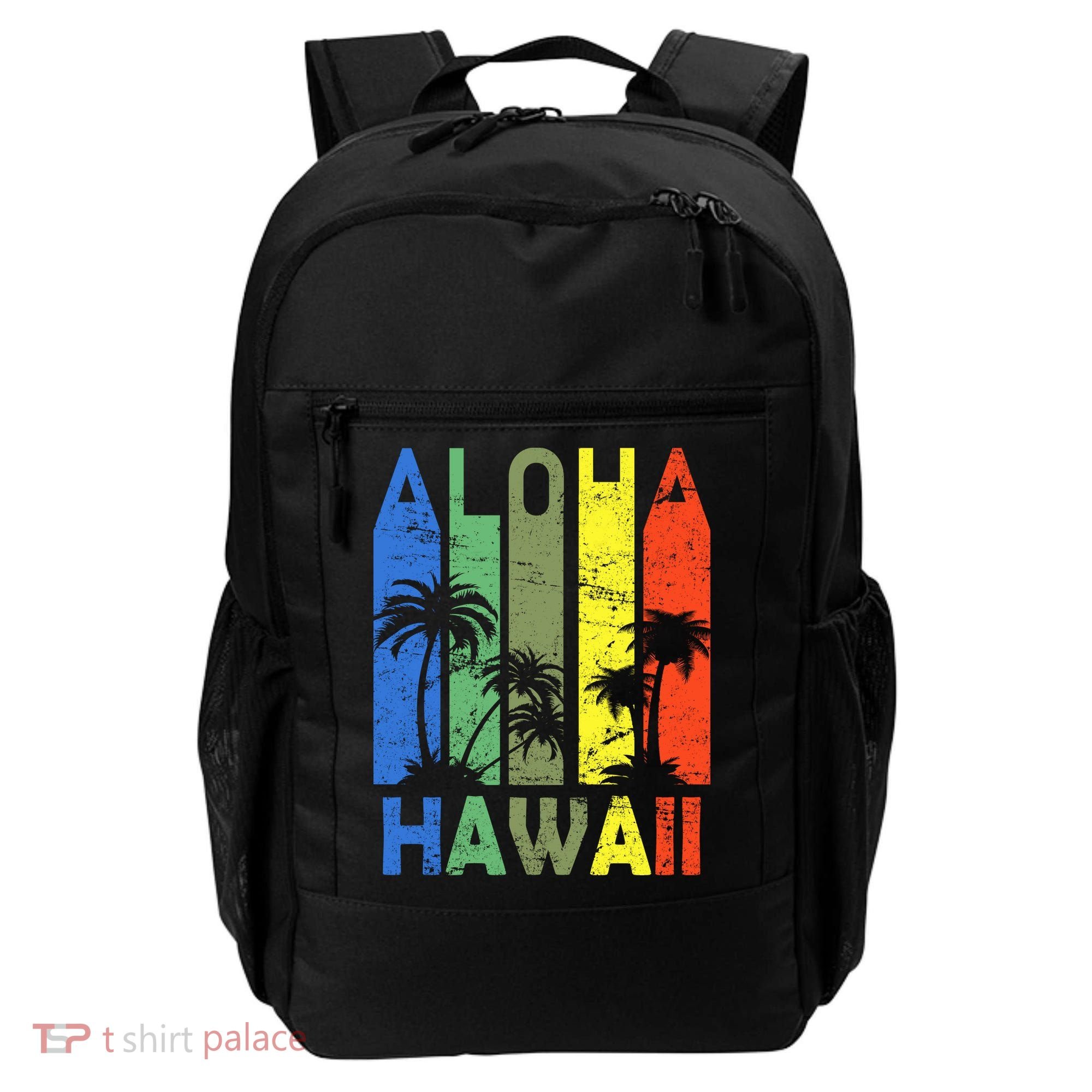 Retro Aloha Hawaii Logo Backpack