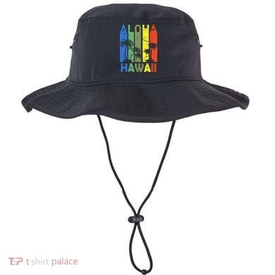 Retro Aloha Hawaii Logo Bucket Hat