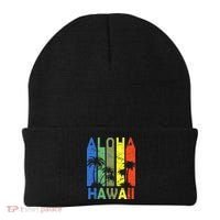 Retro Aloha Hawaii Logo Beanie thumb 0