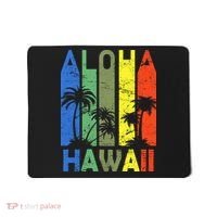 Retro Aloha Hawaii Logo Mousepad thumb 0