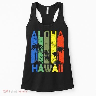 Retro Aloha Hawaii Logo Women's Tank Top