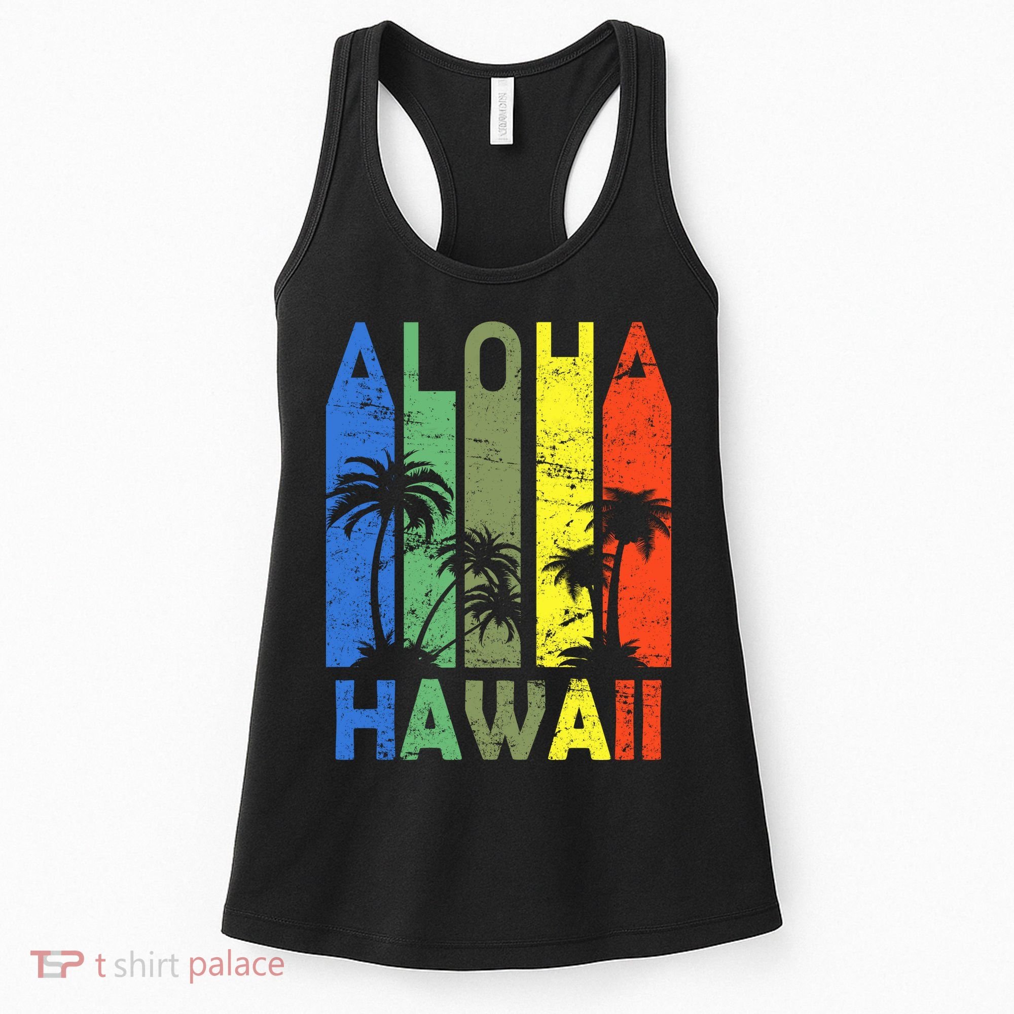 Retro Aloha Hawaii Logo Women's Tank Top