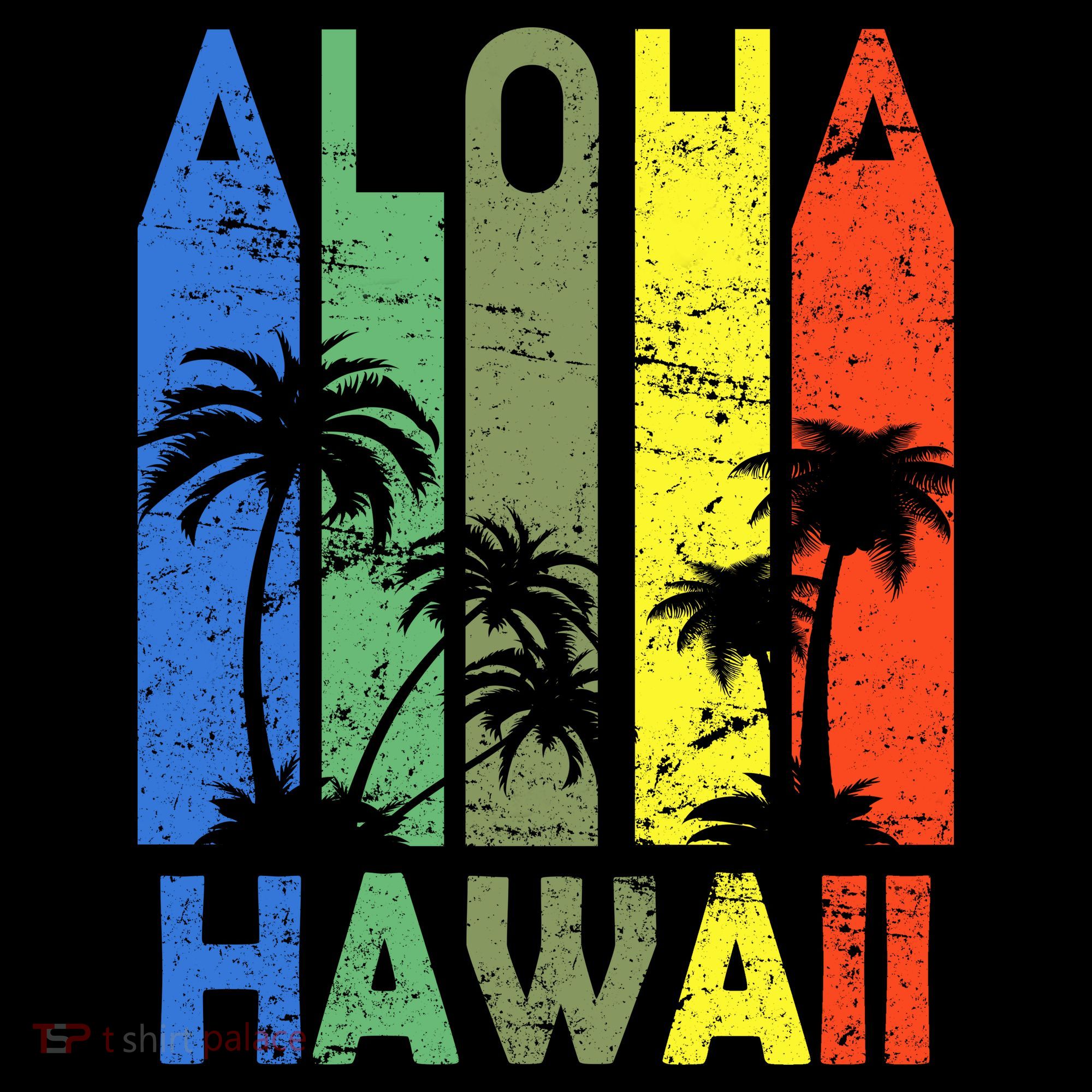 Retro Aloha Hawaii Logo Women's Tank Top