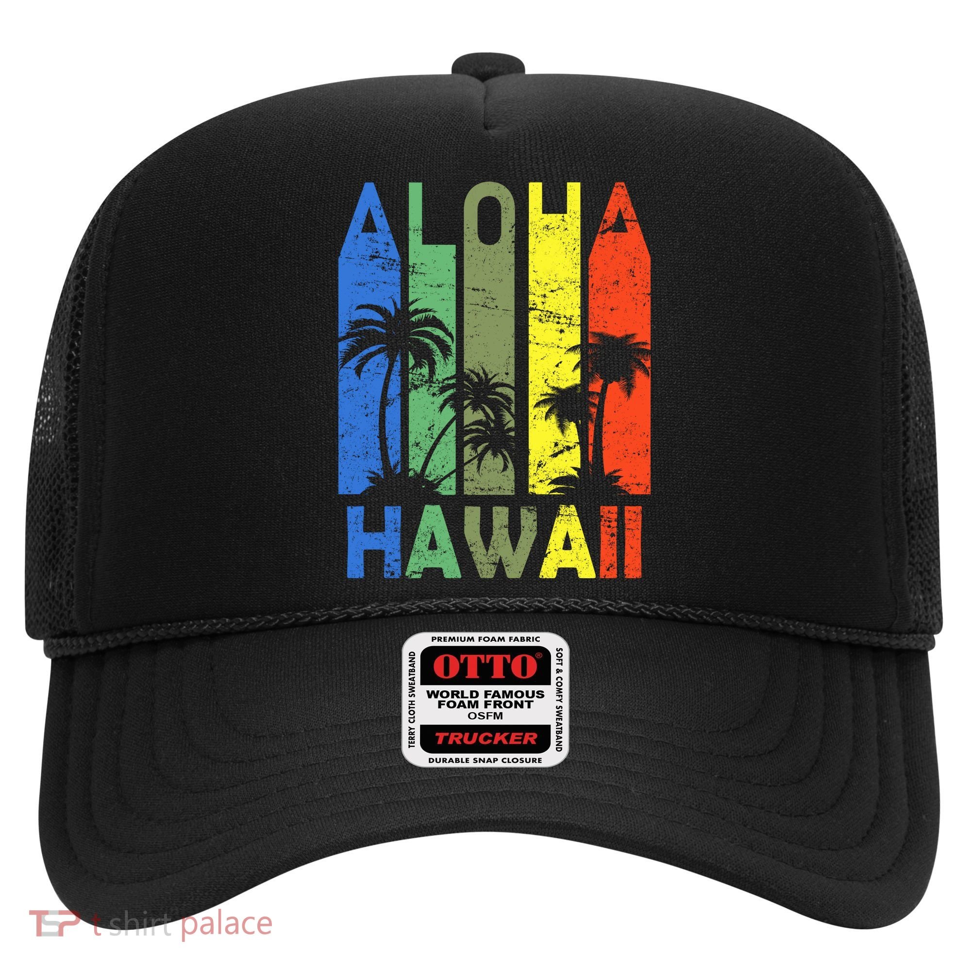 Retro Aloha Hawaii Logo Hat