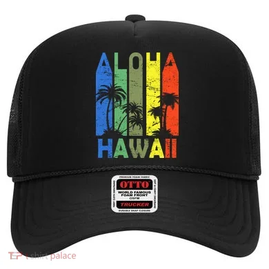 Retro Aloha Hawaii Logo Hat