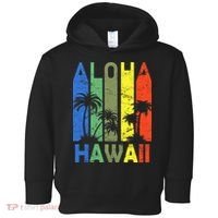 Retro Aloha Hawaii Logo Toddler Hoodie thumb 0