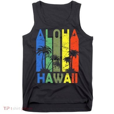 Retro Aloha Hawaii Logo Tank Top