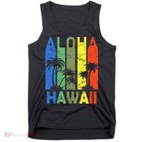 Retro Aloha Hawaii Logo Tank Top thumb 0